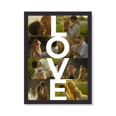 Постер з фото &laquo;LOVE&raquo; А4 з чорною рамкою 01-010-08-UA фото